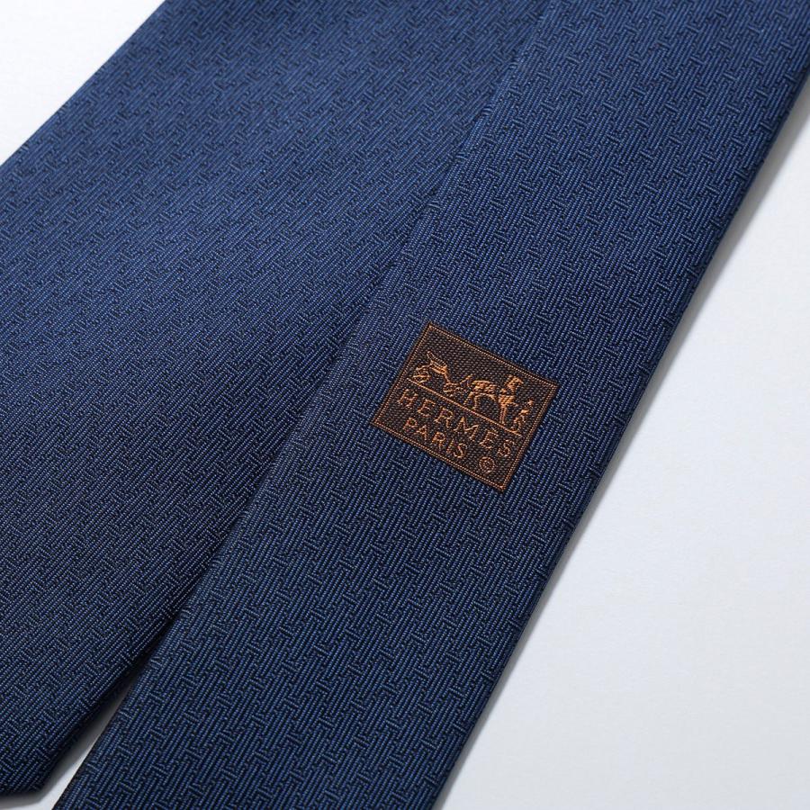 HERMES エルメス ネクタイ Hコクシネル TIE H COCCINELLE H339447T メンズ フランス製 シルク H織りタイ ジャガード てんとう虫 ブランド箱付き ギフトの画像