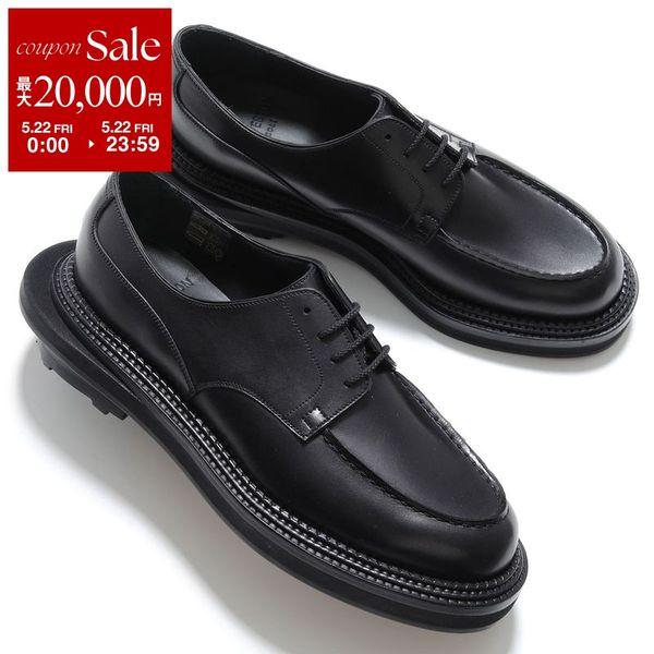 J.M.WESTON X SACAI ジェイエムウエストン サカイ レザーシューズ Derby Golf ＃641 ダービー ゴルフ 1531AVL1420D メンズ 革靴 BLACKの画像
