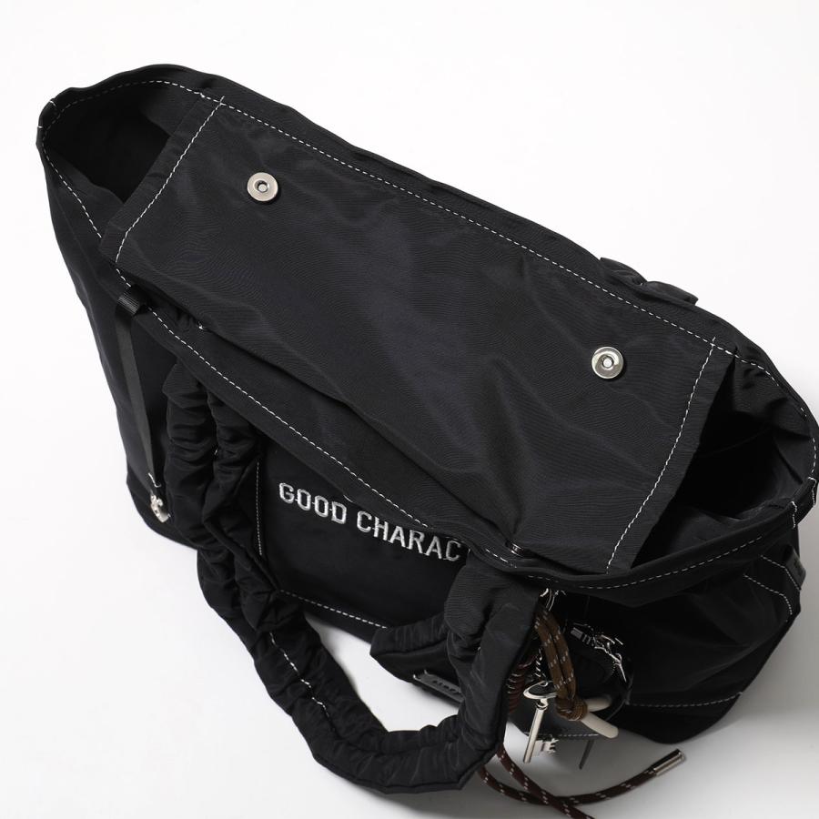 story. ストーリー トートバッグ PL GOOD CHARACTER TOTE L 3A-1858 レディース グローサリートート シャーリング 刺繍ロゴ 撥水 ミニポーチ付きの画像