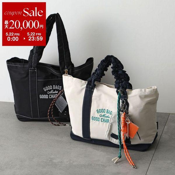 story. ストーリー トートバッグ PL GOOD CHARACTER TOTE L 3A-1858 レディース グローサリートート シャーリング 刺繍ロゴ 撥水 ミニポーチ付きの画像