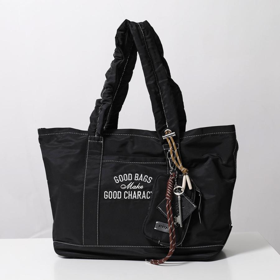 story. ストーリー トートバッグ PL GOOD CHARACTER TOTE L 3A-1858 レディース グローサリートート シャーリング 刺繍ロゴ 撥水 ミニポーチ付きの画像
