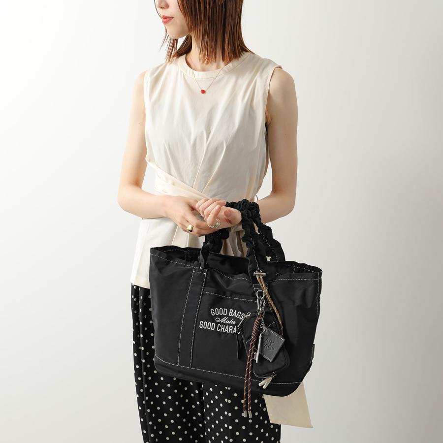 story. ストーリー トートバッグ PL GOOD CHARACTER TOTE L 3A-1858 レディース グローサリートート シャーリング 刺繍ロゴ 撥水 ミニポーチ付きの画像