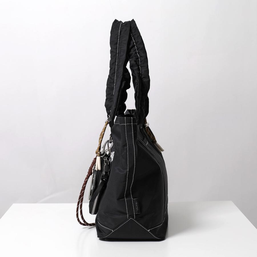 story. ストーリー トートバッグ PL GOOD CHARACTER TOTE L 3A-1858 レディース グローサリートート シャーリング 刺繍ロゴ 撥水 ミニポーチ付きの画像