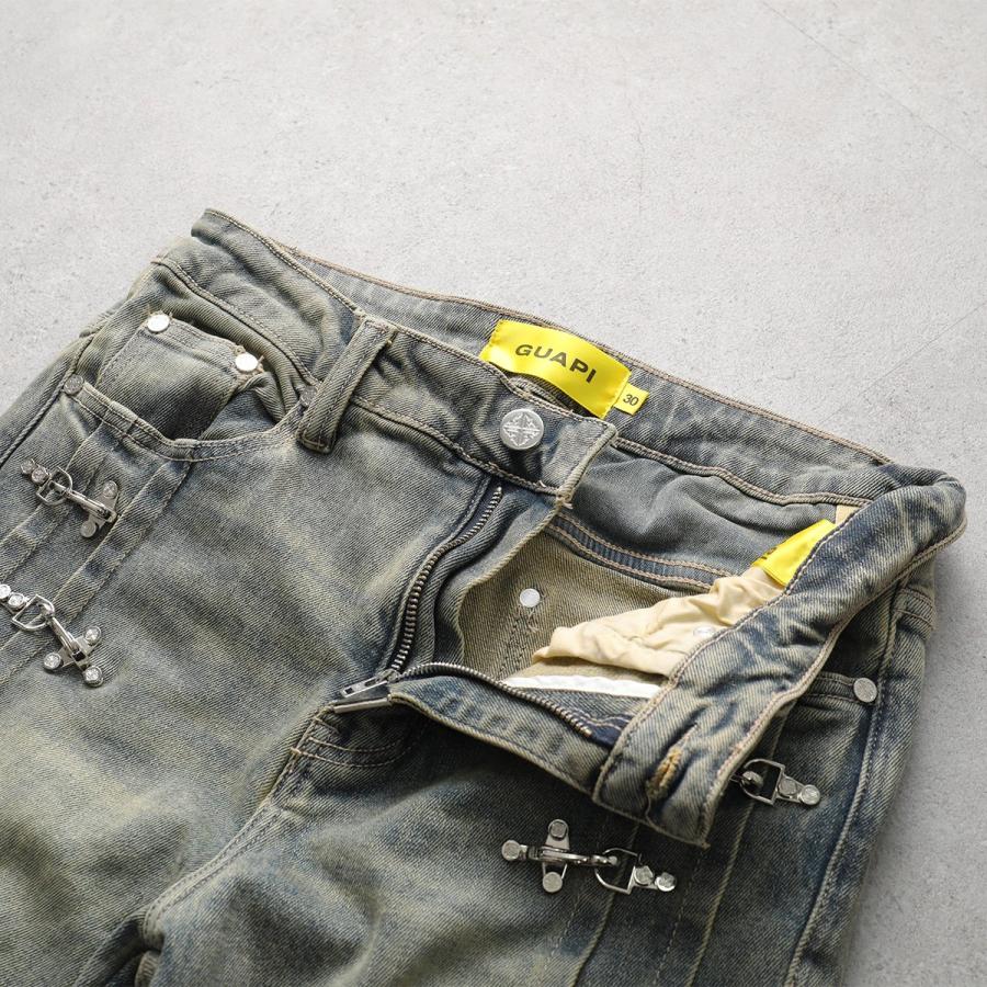 GUAPI グアピ ジーンズ Vintage Blue Aviation Clasp Denim 791VBACD