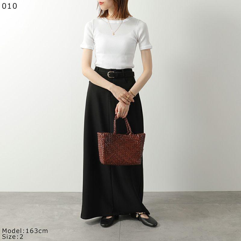 タグ付き未使用♡オスカリート コットン リブ カットソー レース イタリア製 OSCALITO（オスカリート） Tシャツ 7159 レディース リブ コットン