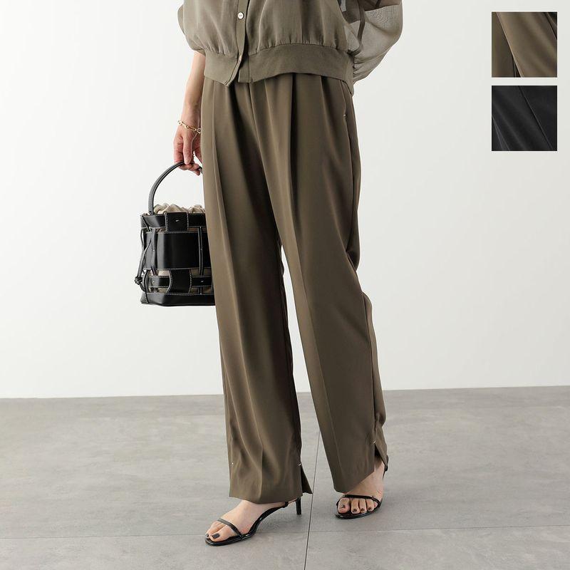 YENN イエン タックパンツ SIDE SLIT SLACKS Y262-31039 レディース