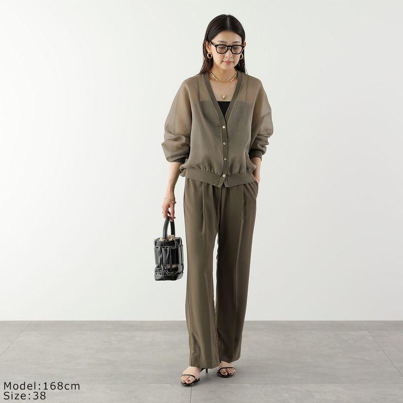 YENN イエン タックパンツ SIDE SLIT SLACKS Y262-31039 レディース