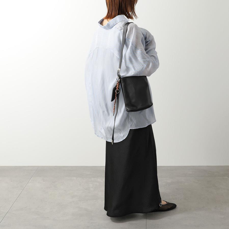 story. ストーリー ショルダーバッグ LETHER ROUND HANDBAG 3A-1856 レディース ハンドバッグ レザー ベルトストラップ マット ハートミラー付き 鞄の画像