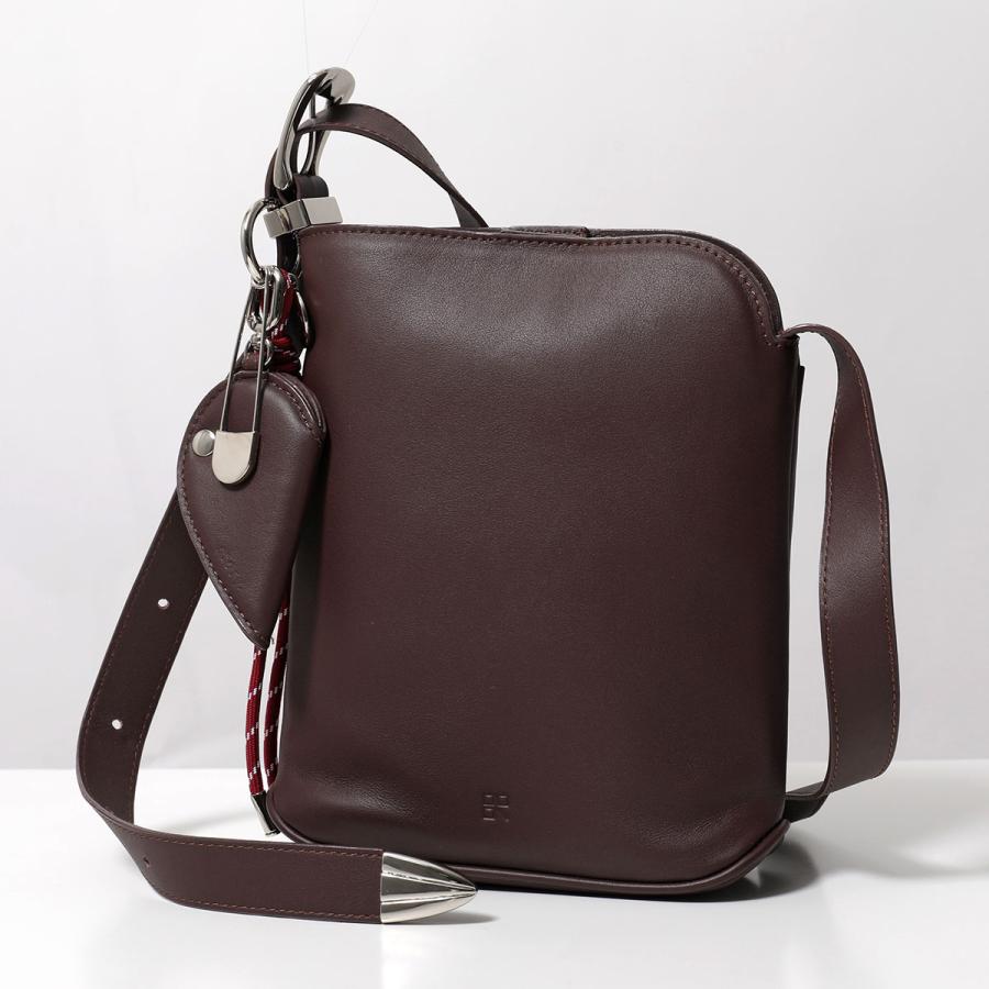 story. ストーリー ショルダーバッグ LETHER ROUND HANDBAG 3A-1856 レディース ハンドバッグ レザー ベルトストラップ マット ハートミラー付き 鞄の画像