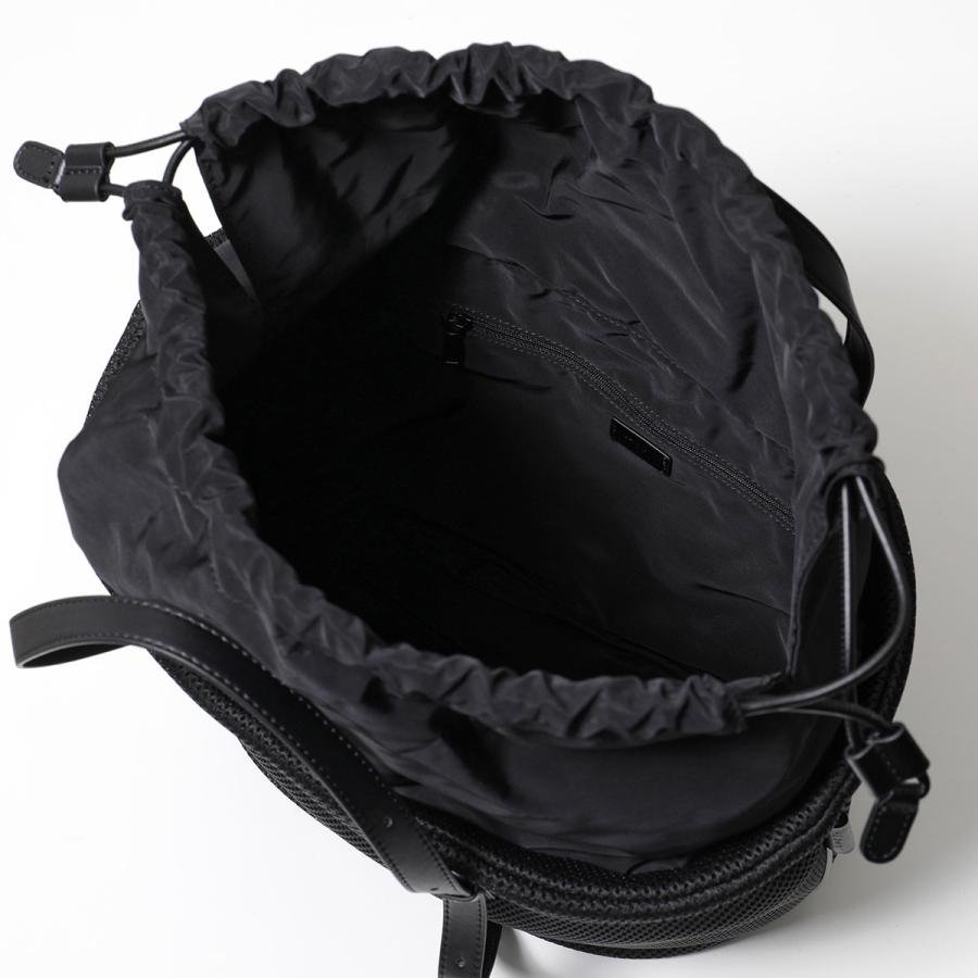 story. ストーリー トートバッグ AM LAUNDRY TOTE L 3A-1861 レディース エアメッシュ 巾着 軽量 ドロスト 鞄 01/Blackの画像