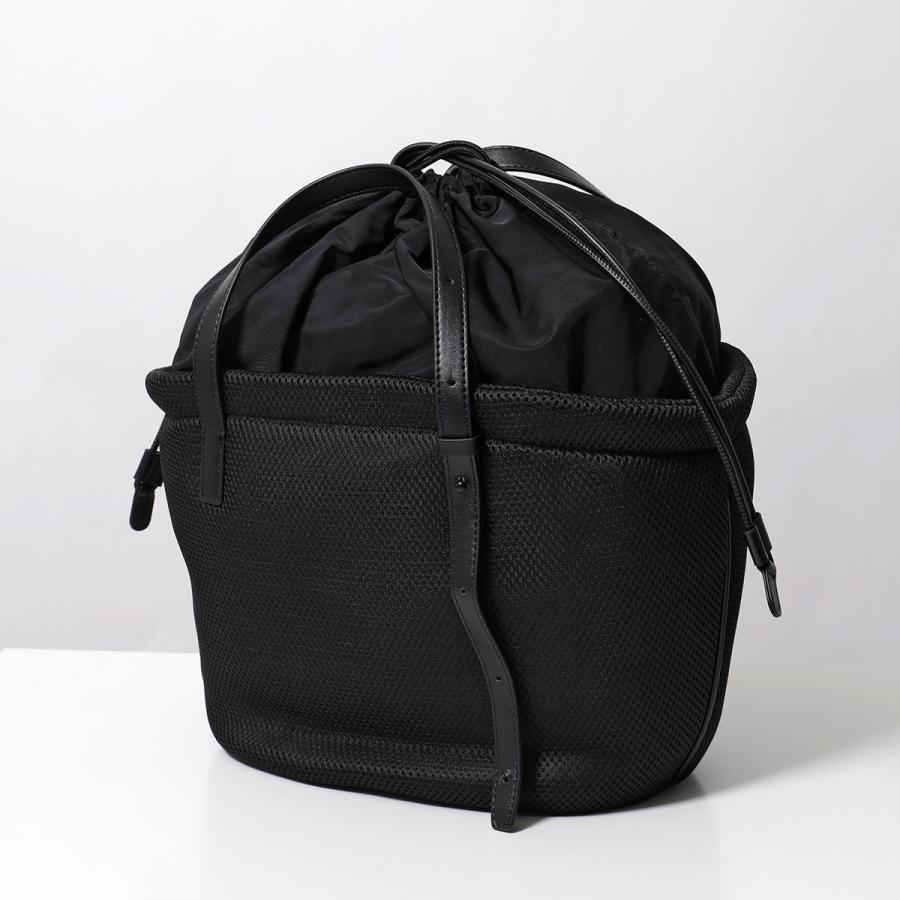 story. ストーリー トートバッグ AM LAUNDRY TOTE L 3A-1861 レディース エアメッシュ 巾着 軽量 ドロスト 鞄 01/Blackの画像