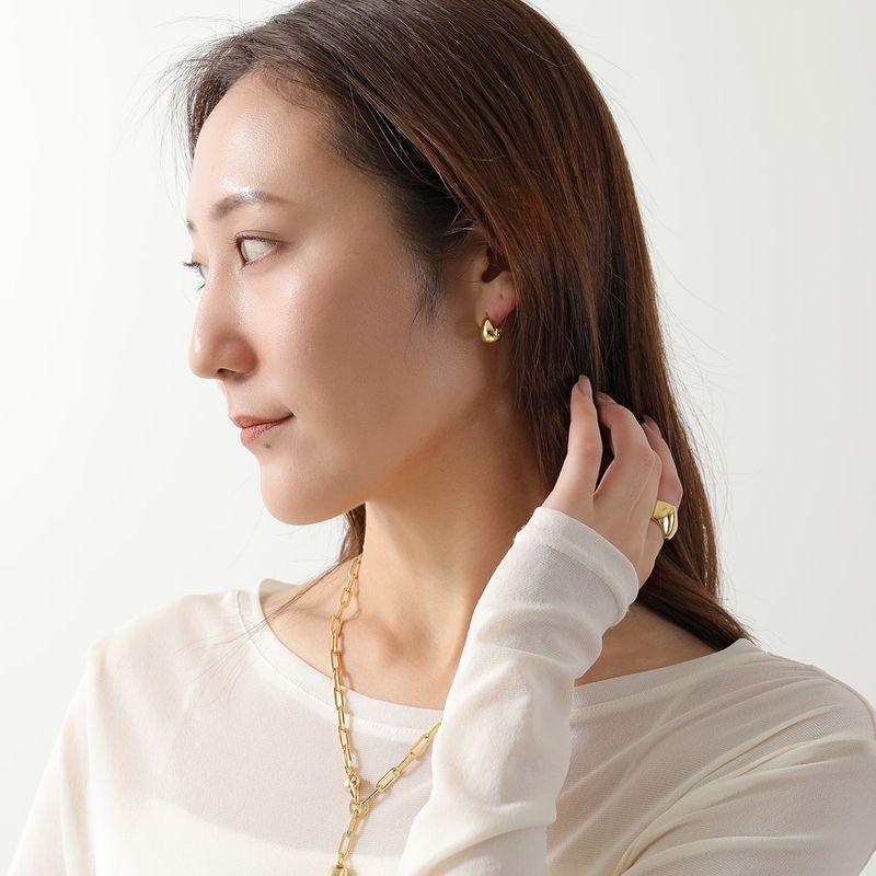 ANNIKA INEZ（アニカイネズ） フープピアス Petite Gentle Slope Hoops