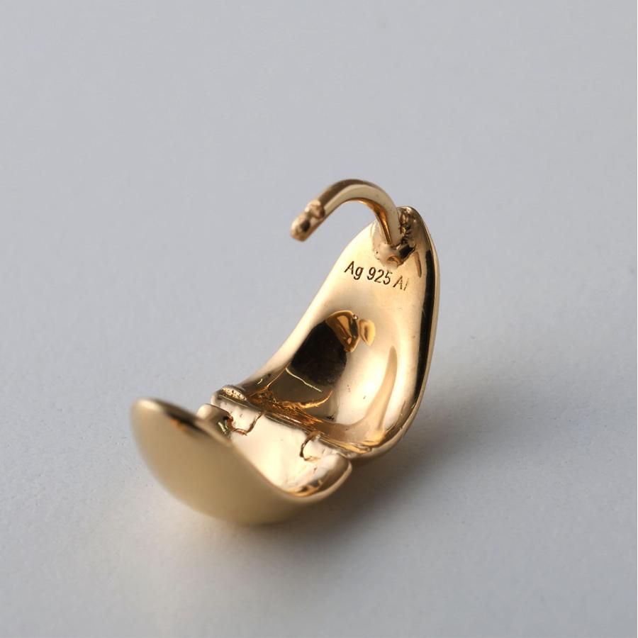 ANNIKA INEZ アニカイネズ フープピアス Petite Gentle Slope Hoops E1014-PTE レディース アクセサリー ゴールドの画像