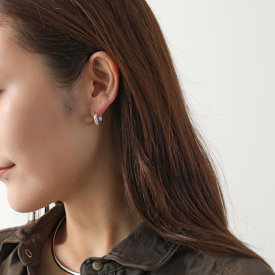 ANNIKA INEZ アニカイネズ フープピアス Wide Oblique Hoops Sml E1005-SML レディース アクセサリー Silver925 シルバー925 シルバーの画像