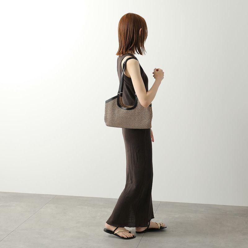 Anita Bidardi かごバッグ ブラウン anita bilardi（アニタビラルディ） ハンドバッグ STROW BAG RAFIA BI