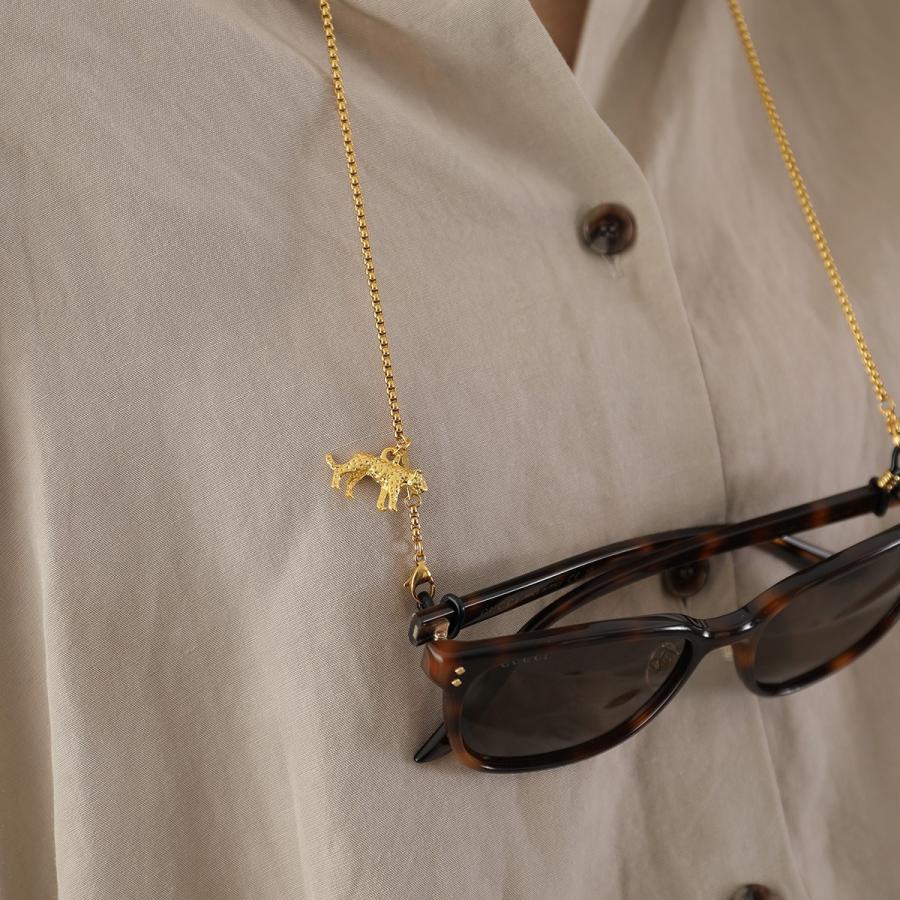 【新品・未開封】サニーコーズ　メガネチェーン　ジャガー　グラスコード Sunny Cords サニーコーズ グラスコード Jaguar ジャガー レディース