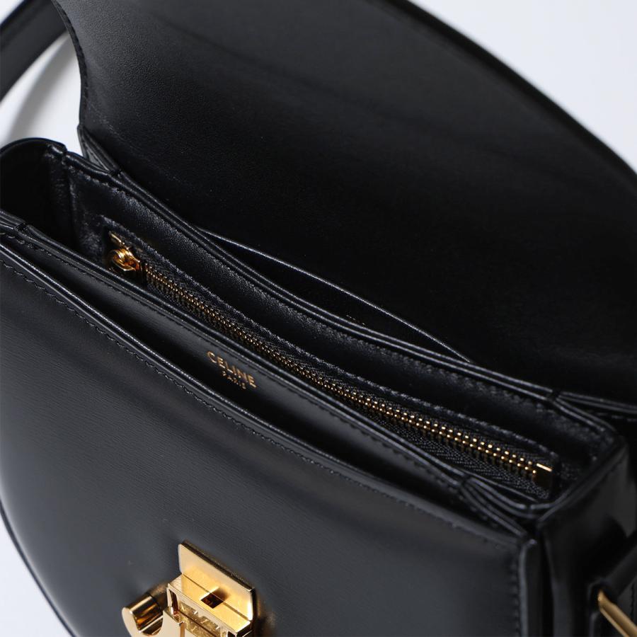 CELINE セリーヌ ショルダーバッグ Teen Besace ティーン ブザス 110413BF4.38NO レディース トリオンフ クロスボディ ポシェット 鞄 Black_9