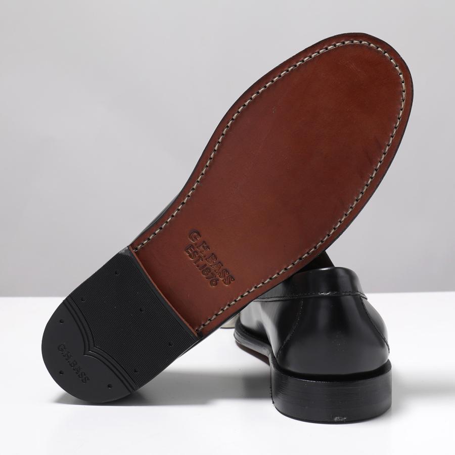 G.H.BASS ジーエイチバス ローファー LARSON ラーソン BA11010H メンズ レザーシューズ レザーソール ビーフロール マッケイ製法 靴の画像