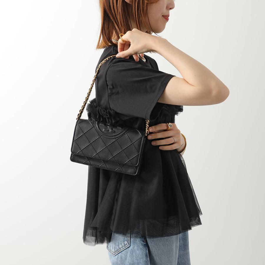 トリーバーチ フレミング ショルダーバッグ 黒チェーン キルティング 2way TORY BURCH（トリーバーチ） チェーン ウォレット FLEMING フレミング