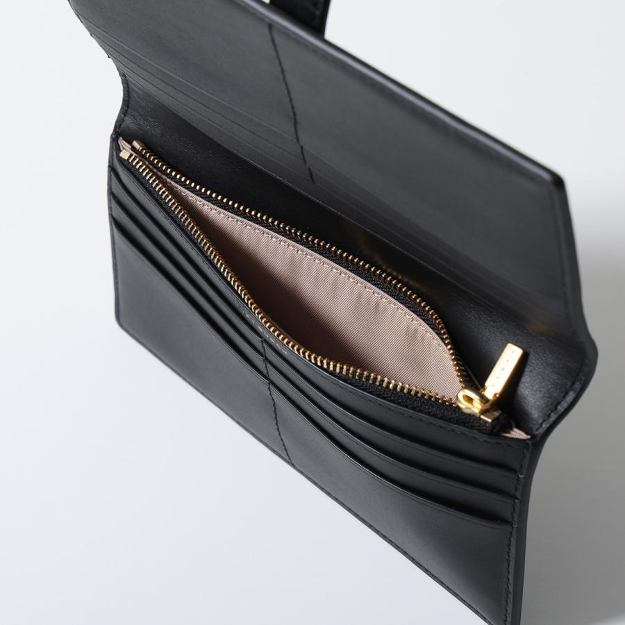 美品 TORY BURCH トリーバーチ 二つ折り財布 ブラック ジップ TORY BURCH（トリーバーチ） 二つ折り財布 T MONOGRAM ZIP SLIM WALLET