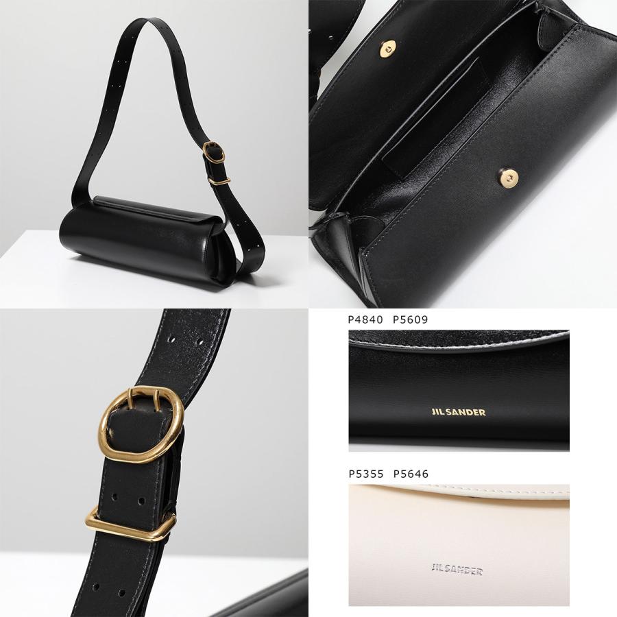 JIL SANDER ジルサンダー ショルダーバッグ CANNOLO SM カンノーロ スモール J07WD0023 P4840 メンズ レザー ロゴ 鞄 J07WD0023P4840001の画像