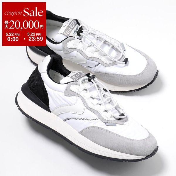VOILE BLANCHE ボイルブランシェ スニーカー QWARK EASY MAN QUICK 2020003 01 メンズ ローカット スウェード クイックレース 軽量 4.5cm 靴の画像
