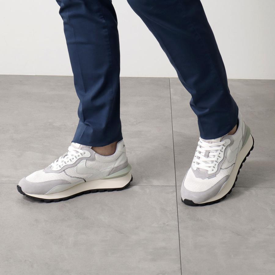 VOILE BLANCHE ボイルブランシェ スニーカー QWARK HYPE MAN 2018344 26 メンズ ローカット スウェード メッシュ 厚底 5cm 靴 4B09/SILKYGREY-OFFWHITEの画像
