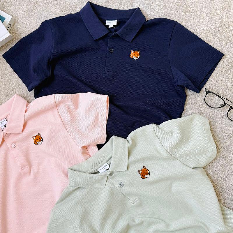 MAISON KITSUNE（メゾン キツネ） キッズ ポロシャツ FOX HEAD