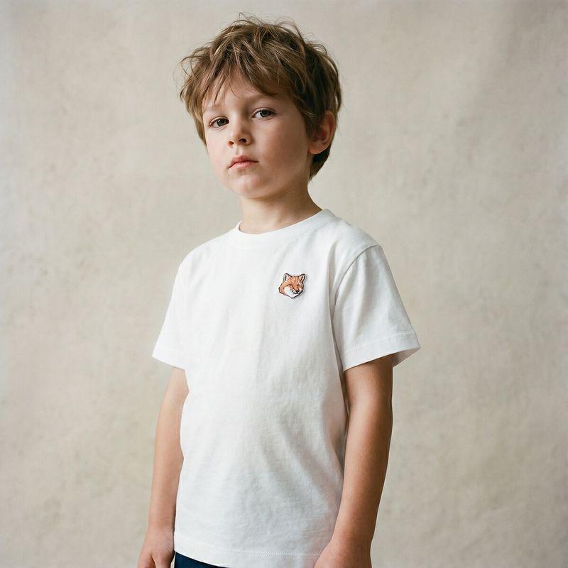 【新品】メゾンキツネ 半袖Tシャツ メンズ レディース XS S M L 韓国 子供服 カットソー Maison Kitsune MAISON KITSUNE（メゾン キツネ） MAISON KITSUNE KIDS キッズ Tシャツ
