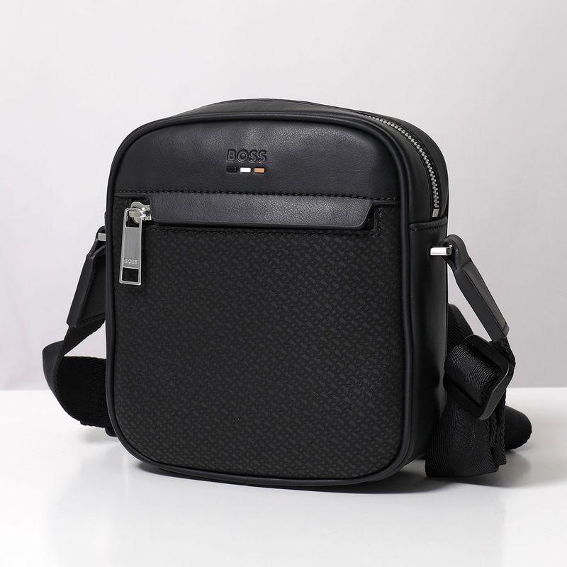 美品 BOSS ホワイト ボスショルダーバッグ HUGOBOSS ヒューゴボス HUGO