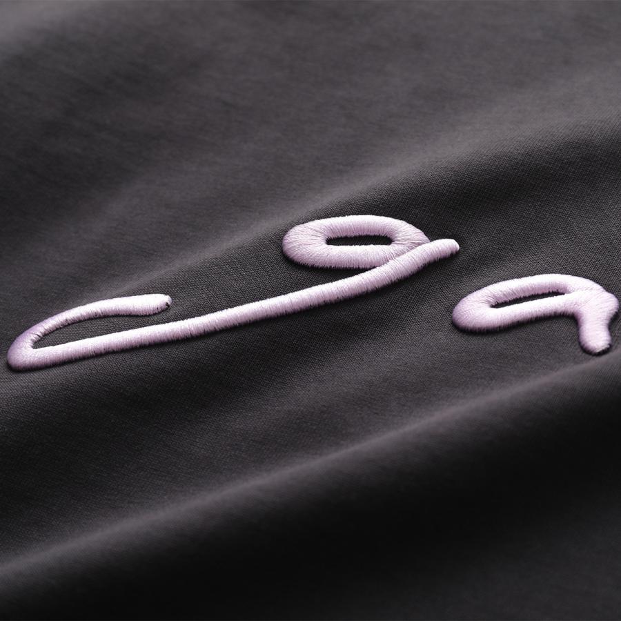 GANNI ガニー Tシャツ Heavy cotton Jersey A1050187 11038 レディース カットソー ロゴ刺繍 コットン クルーネックの画像