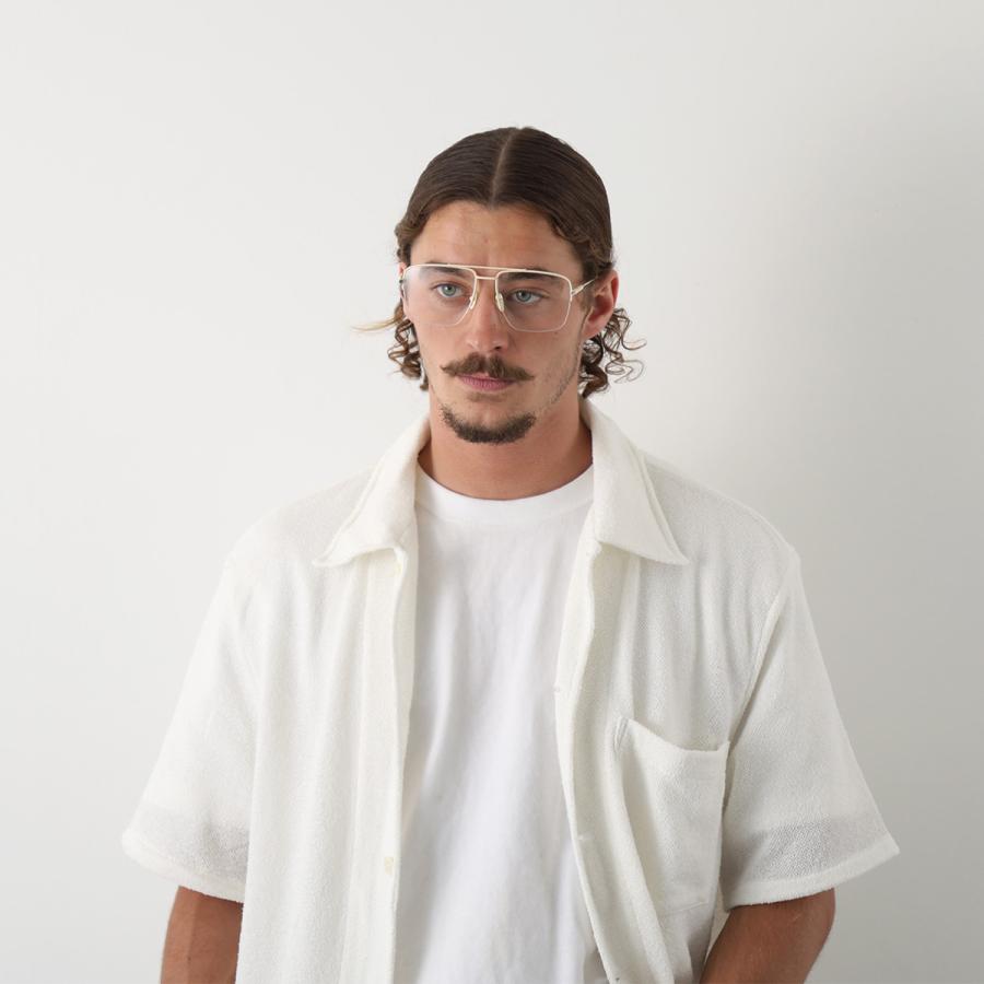 GUCCI（グッチ） メガネ GG1415O メンズ ティアドロップ型 メタル