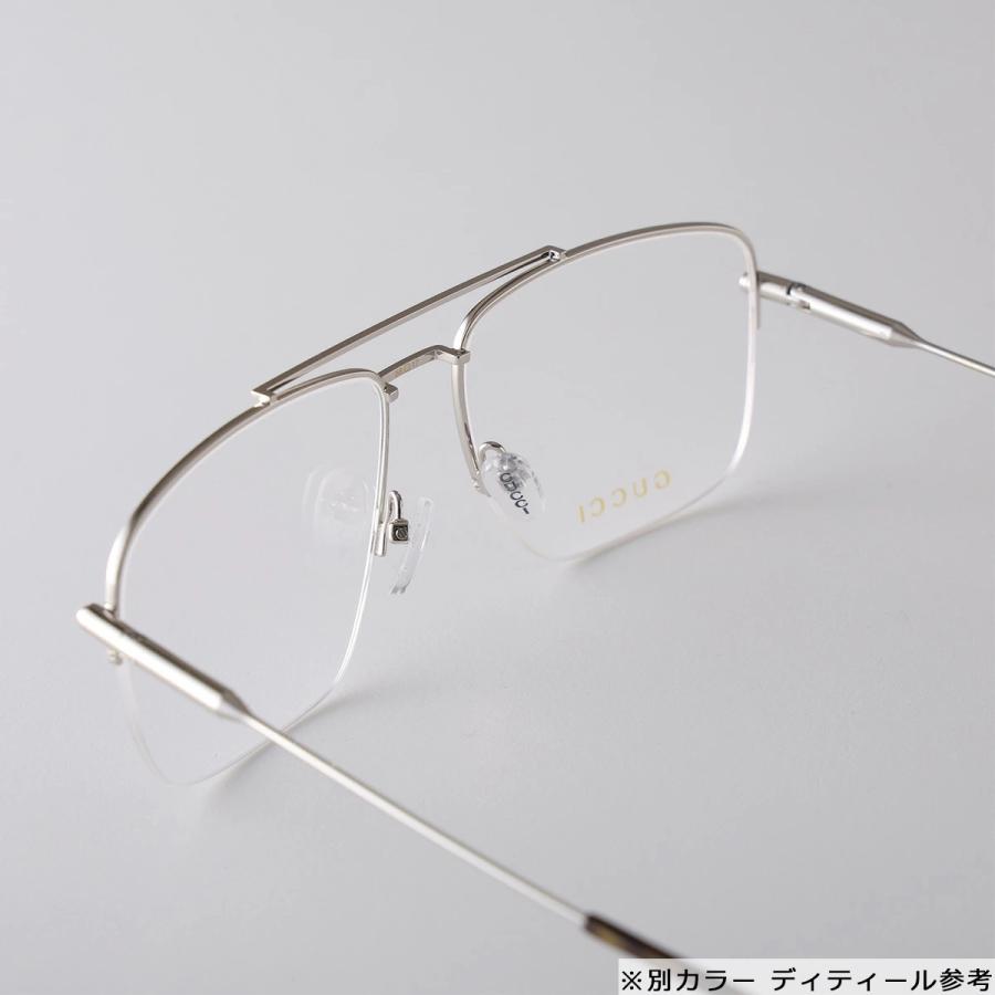 GUCCI（グッチ） メガネ GG1415O レディース ティアドロップ型 メタル