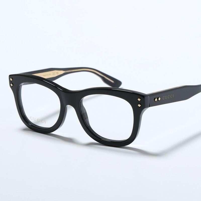 GUCCI（グッチ） メガネ GG1086O メンズ ウェリントン型 セルフレーム