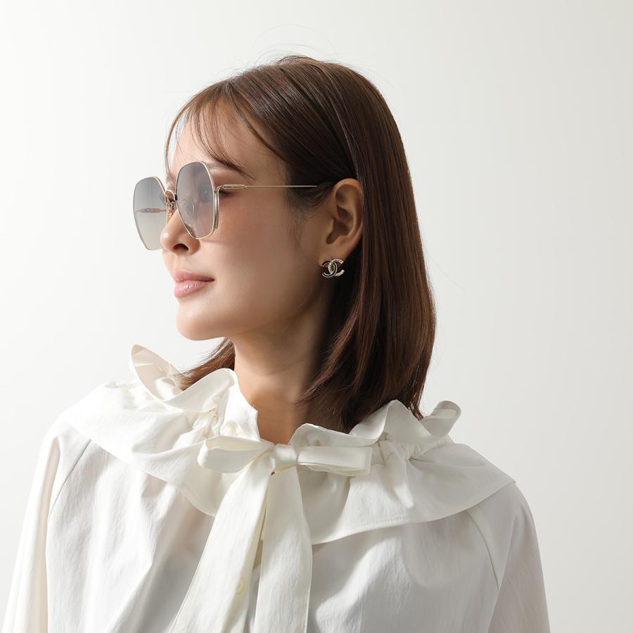 Chloe（クロエ） サングラス CH0169SA レディース ポリゴン型 メタル