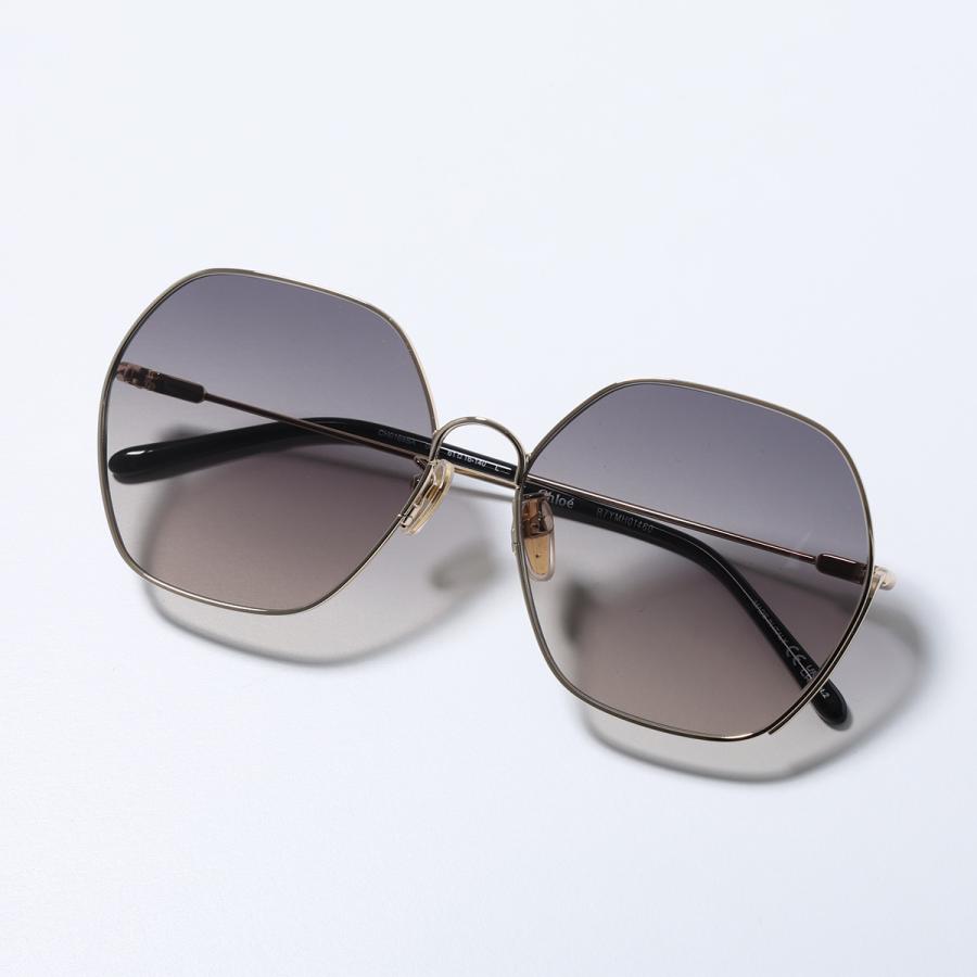 Chloe（クロエ） サングラス CH0169SA レディース ポリゴン型 メタル
