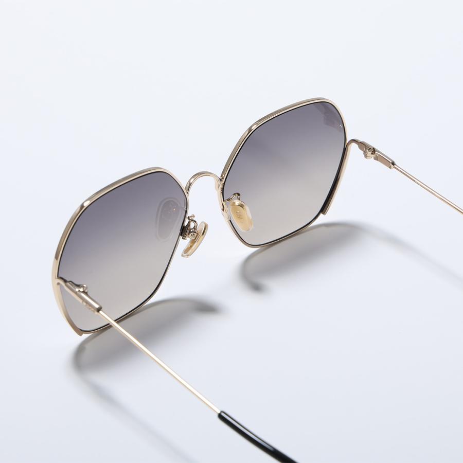 Chloe（クロエ） サングラス CH0169SA レディース ポリゴン型 メタル