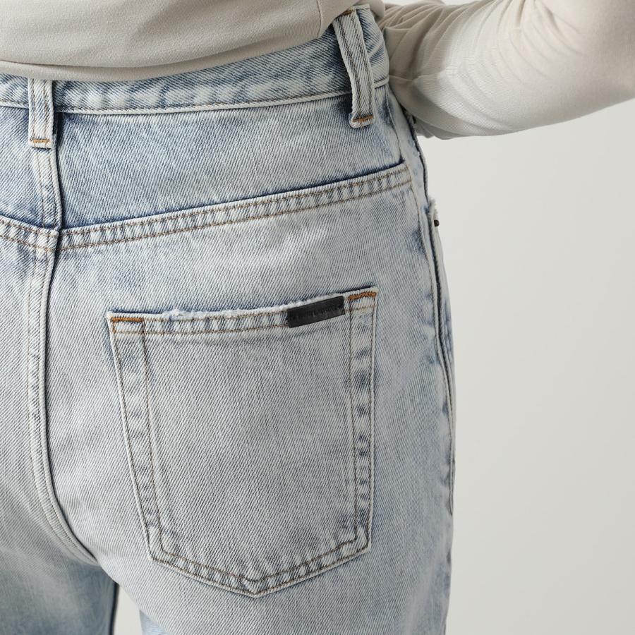 SAINT LAURENT サンローラン ジーンズ CROPPED JEANS 757299 YG863