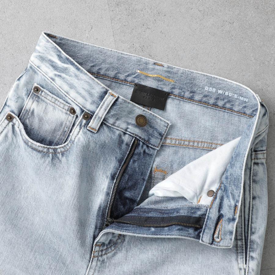 SAINT LAURENT サンローラン ジーンズ CROPPED JEANS 757299 YG863