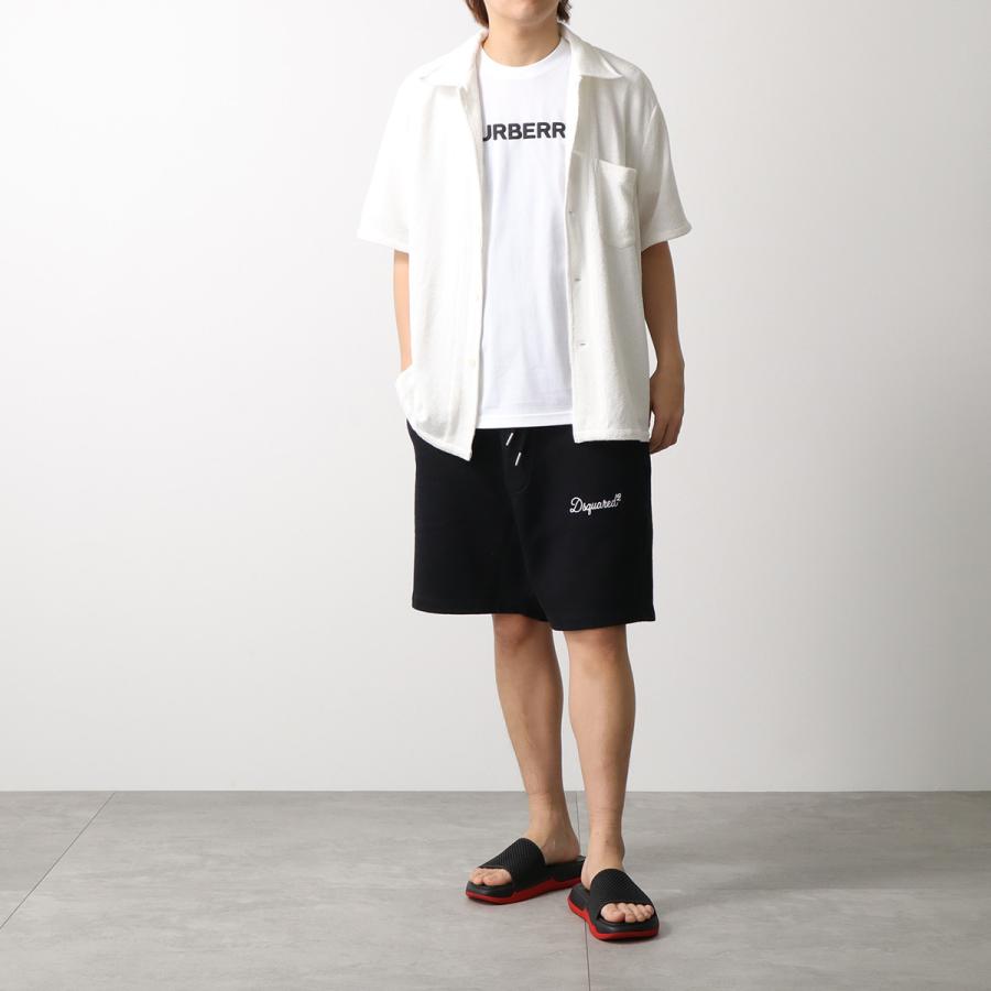 【訳あり】BURBERRY バーバリー 半袖 Tシャツ HARRISTON ハリソン 8055309 メンズ カットソー ロゴT オーバーサイズ クルーネック A1464/WHITEの画像
