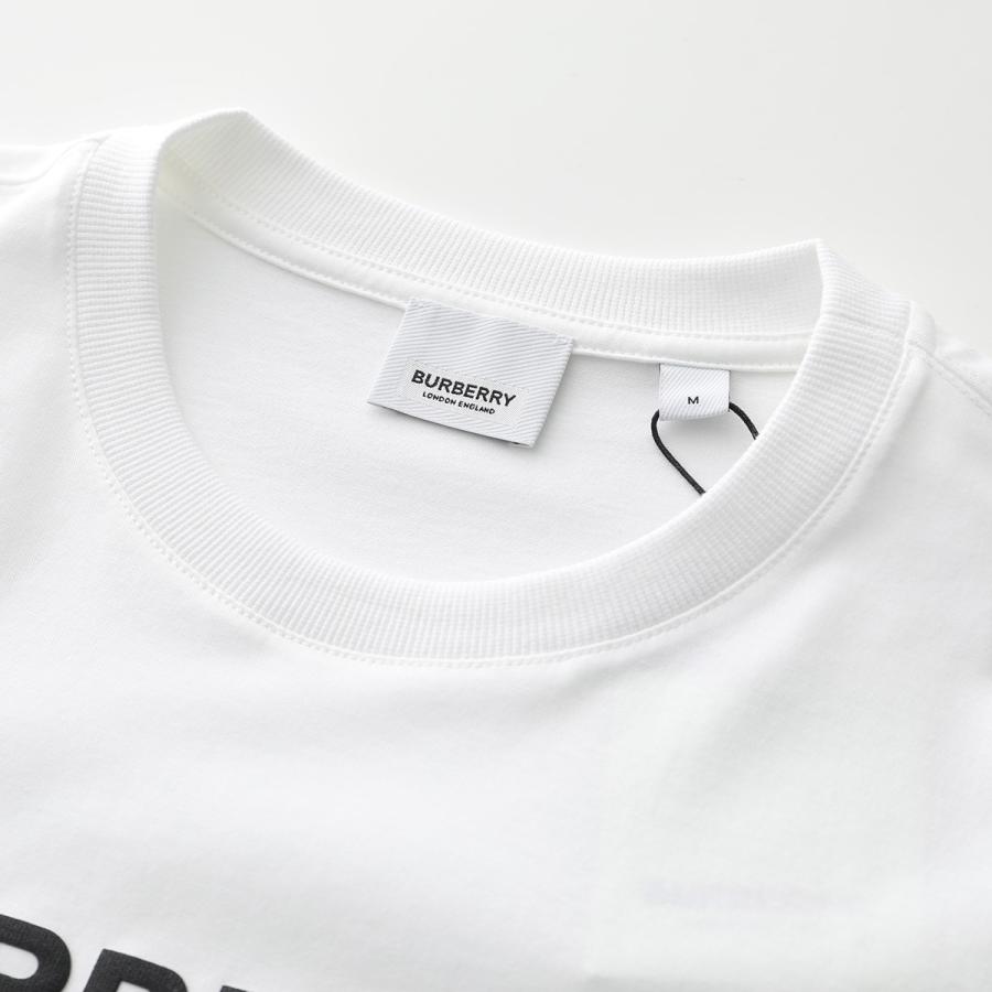 【訳あり】BURBERRY バーバリー 半袖 Tシャツ HARRISTON ハリソン 8055309 メンズ カットソー ロゴT オーバーサイズ クルーネック A1464/WHITEの画像