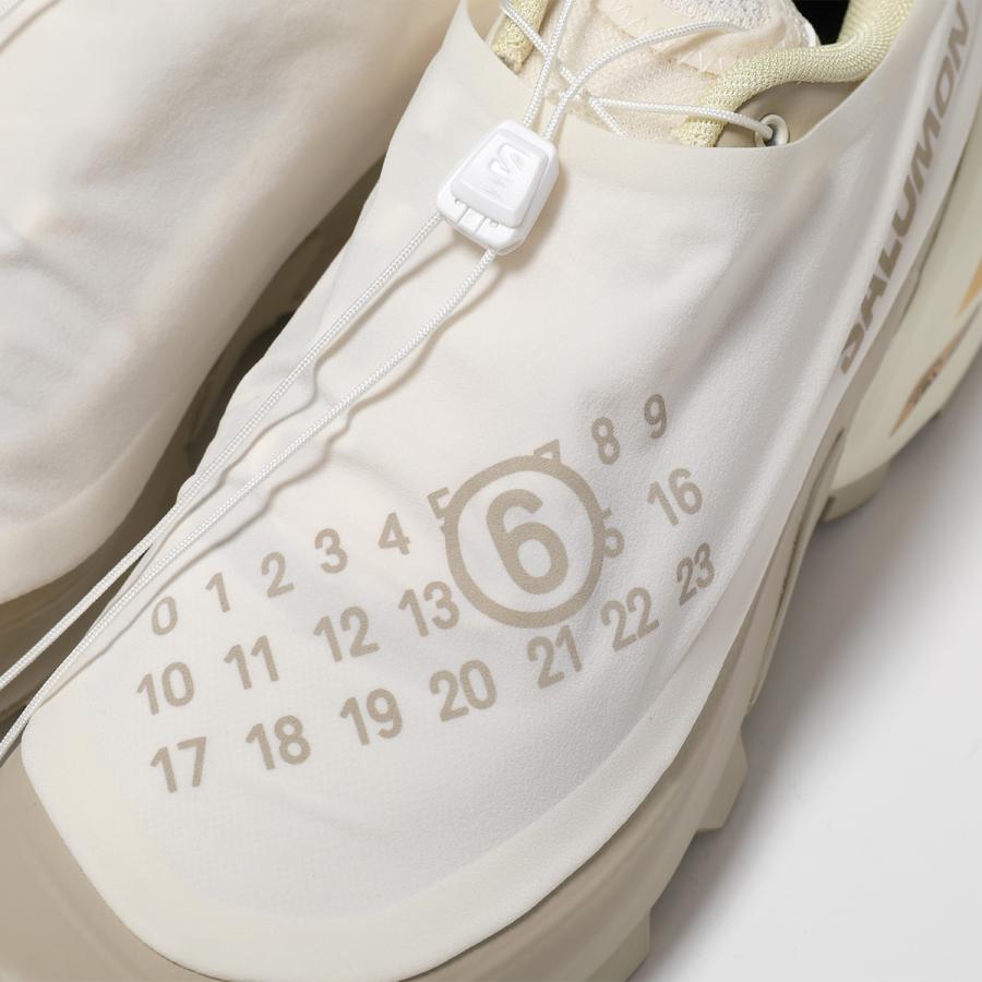 MM6 × SALOMON エムエムシックス メゾンマルジェラ サロモン コラボ スニーカー CROSS DUST S59WS0249 P7624 レディース ローカット 靴 HB423/VANILLAの画像