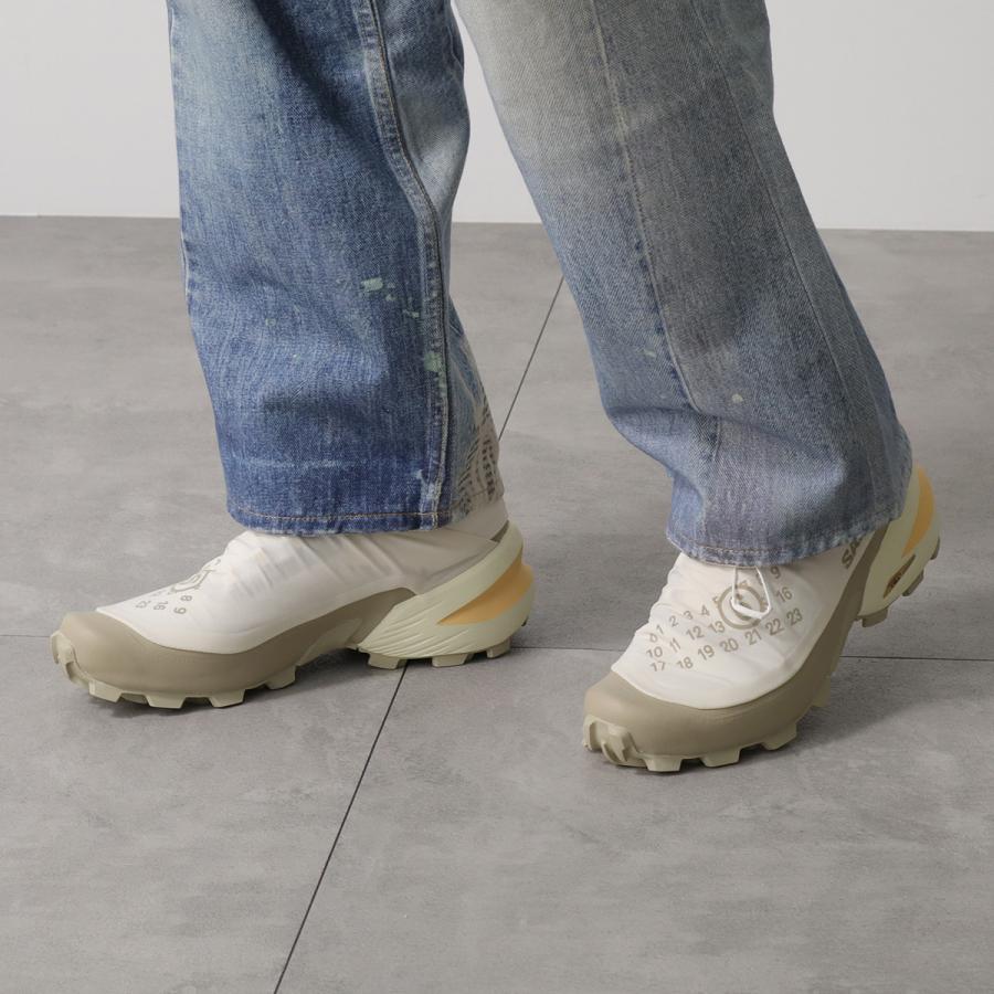 MM6 × SALOMON エムエムシックス メゾンマルジェラ サロモン コラボ スニーカー CROSS DUST S59WS0249 P7624 レディース ローカット 靴 HB423/VANILLAの画像