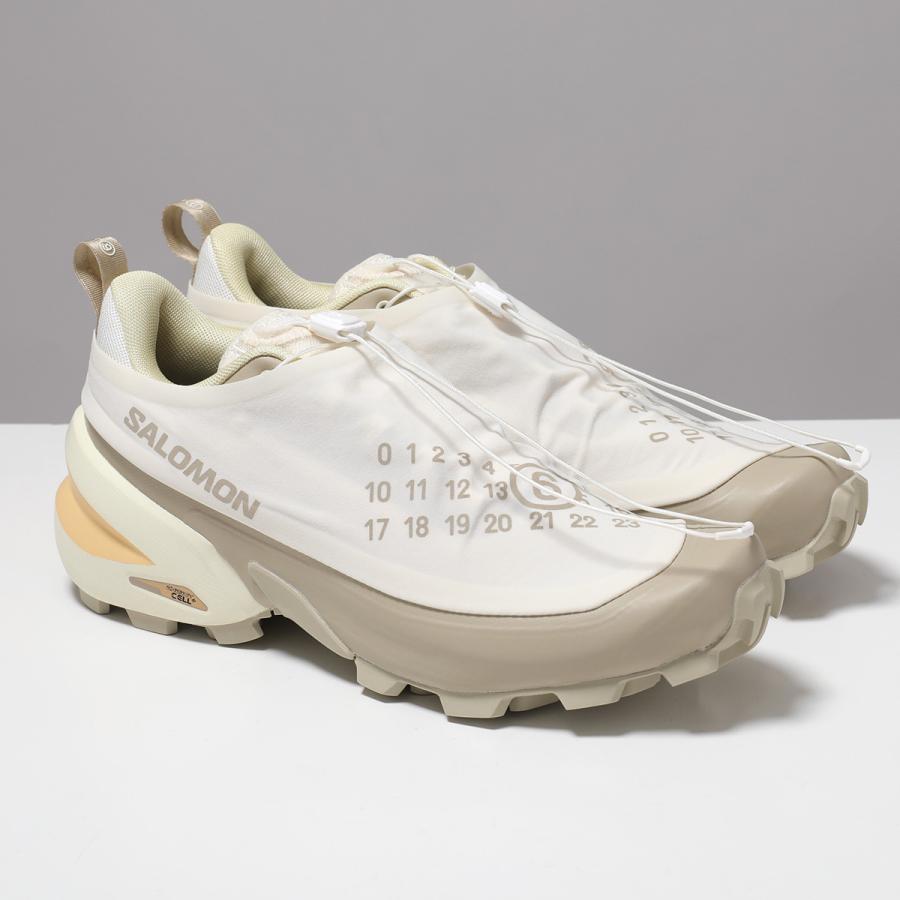 MM6 × SALOMON エムエムシックス メゾンマルジェラ サロモン コラボ スニーカー CROSS DUST S59WS0249 P7624 レディース ローカット 靴 HB423/VANILLAの画像