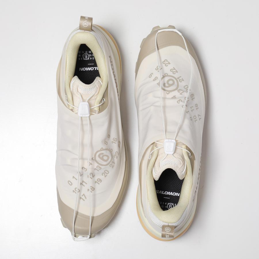 MM6 × SALOMON エムエムシックス メゾンマルジェラ サロモン コラボ スニーカー CROSS DUST S59WS0249 P7624 レディース ローカット 靴 HB423/VANILLAの画像