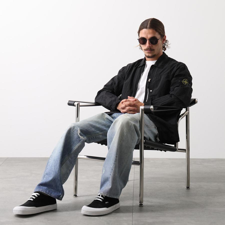 SAINT LAURENT サンローラン サングラス SL 250 メンズ ラウンド型 メタルフレーム 細フレーム クリングスタイプ ロゴ アイウェア 001/BLACK-BLACK-BLACKの画像