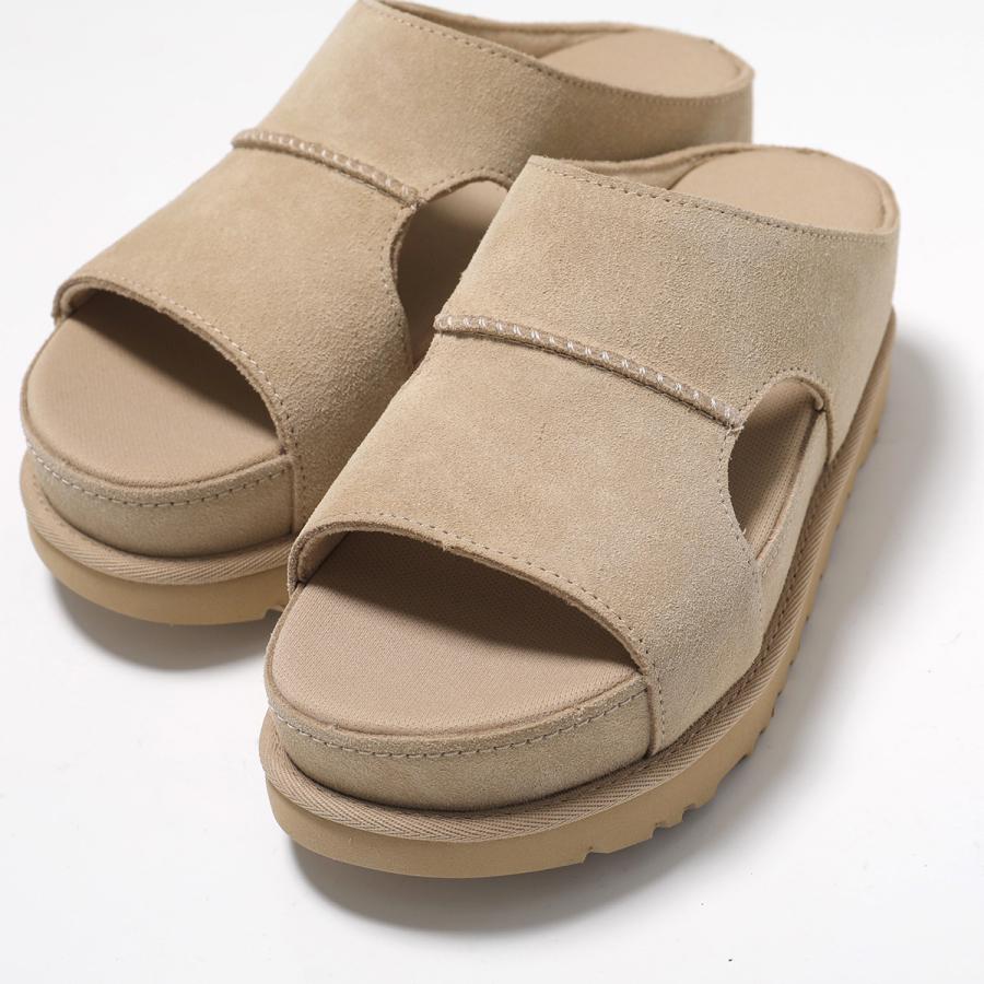 UGG アグ サンダル Goldenstar Hi Cutout Slide ゴールデンスター ハイ カットアウト スライド 1175132 レディース スウェード 厚底 6cm シューズ 靴の画像