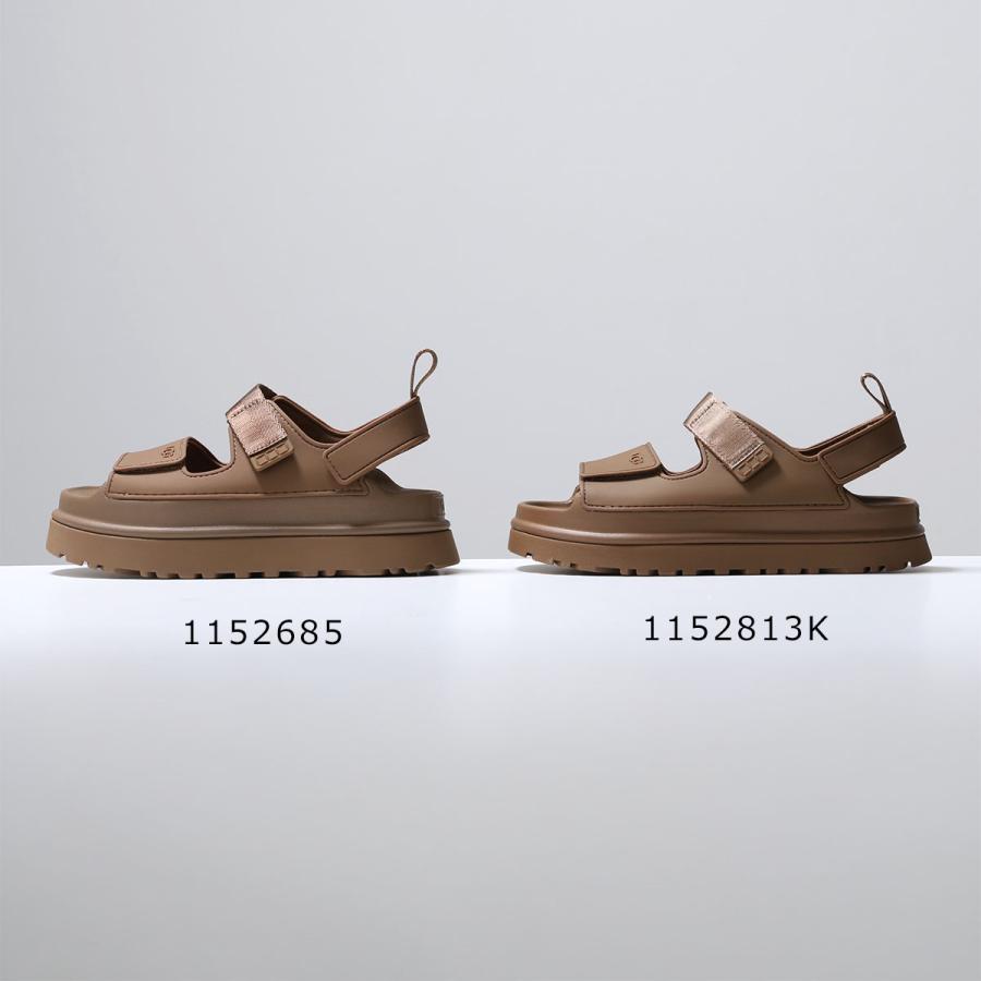UGG KIDS アグ キッズ サンダル GoldenGlow ゴールデングロー 1152813K レディース ガールズ プラットフォーム ストラップ ロゴ 3.8cm 軽量 シューズ 靴の画像