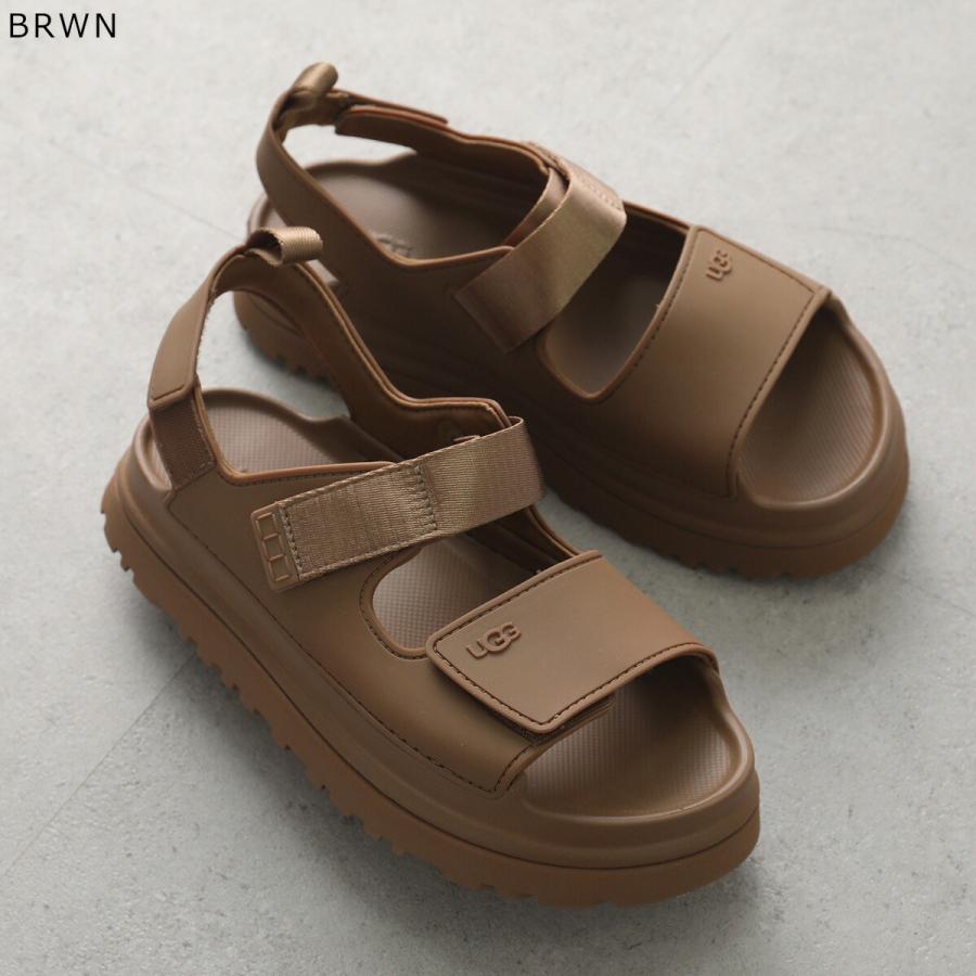 UGG KIDS アグ キッズ サンダル GoldenGlow ゴールデングロー 1152813K レディース ガールズ プラットフォーム ストラップ ロゴ 3.8cm 軽量 シューズ 靴の画像
