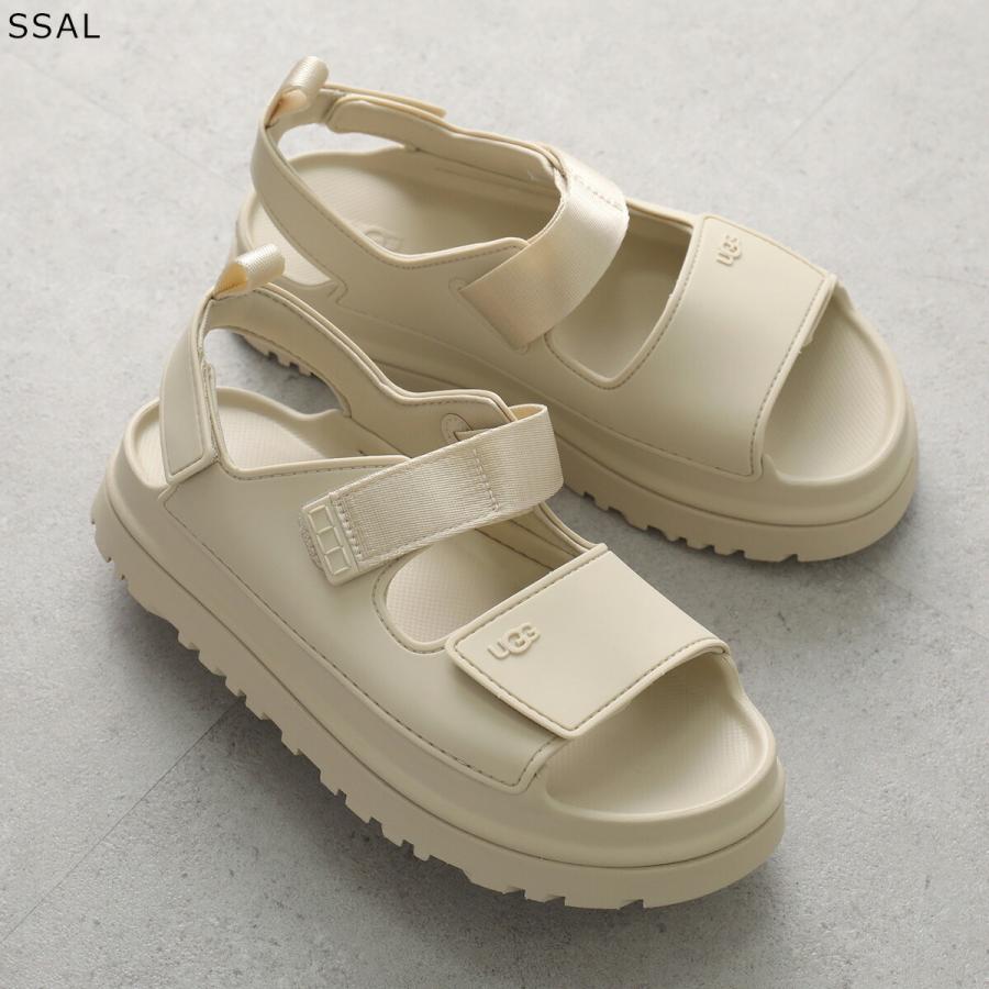 UGG KIDS アグ キッズ サンダル GoldenGlow ゴールデングロー 1152813K レディース ガールズ プラットフォーム ストラップ ロゴ 3.8cm 軽量 シューズ 靴の画像